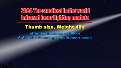 The world's smallest drones remote night vision monitoring infrared laser lighting module