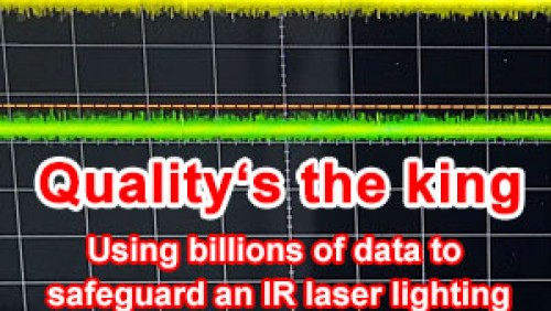 Using billions of experimental data to safeguard each infrared laser lighting module video