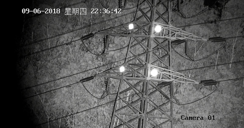 1000m 808nm infrared laser lighting module test results