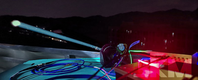 1km RGB White Laser Lighting Module test results 1km RGB White Laser Lighting Module test results